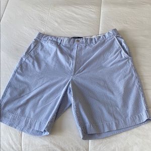 Polo Ralph Lauren blue/white sear sucker shorts